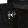 Mesita de noche con LED Negro Roble 50x34,5x50 cm | Foro24.es | Tu tienda online para hogar, jardín y más Foro24.es