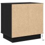 Mesas de Noche con LED 2 pcs Negro Roble 50x34,5x50 cm | Foro24.es | Tu tienda online para hogar, jardín y más Foro24.es