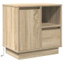 Cabinet de Noche con LED en Roble Sonoma 50x34,5x50 cm | Foro24.es | Tu tienda online para hogar, jardín y más Foro24.es