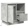 Mesas de Noche con LED 2 pcs Concreto Gris 50x34.5x50 cm | Foro24.es | Tu tienda online para hogar, jardín y más Foro24.es