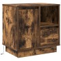 Mesitas de Noche con Luces LED 2 pcs Roble Ahumado 50x34,5x50 cm | Foro24.es | Tu tienda online para hogar, jardín y más Foro24.es
