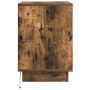 Mesitas de Noche con Luces LED 2 pcs Roble Ahumado 50x34,5x50 cm | Foro24.es | Tu tienda online para hogar, jardín y más Foro24.es