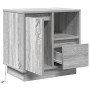 Mesitas de Noche con LED 2 pcs Gris Sonoma 50x34,5x50 cm by , Nightstands - Ref: Foro24-869589, Price: 121,04 €, Discount: %