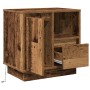 Armarios de Noche con Luces LED 2 pcs Madera Vieja 50x34,5x50 cm | Foro24.es | Tu tienda online para hogar, jardín y más Foro24.es