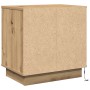Mesa de Noche con LED Roble Artesanal 50x34,5x50 cm | Foro24.es | Tu tienda online para hogar, jardín y más Foro24.es