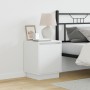 Mesita de Noche con Luces LED Blanca 39x34,5x50 cm | Foro24.es | Tu tienda online para hogar, jardín y más Foro24.es