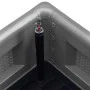 Flower bed with automatic irrigation system gray 43x43x33 cm by vidaXL, Pots and planters - Ref: Foro24-317575, Price: 83,62 ...
