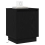 Mesita de Noche con Luces LED Negra 39x34,5x50 cm | Foro24.es | Tu tienda online para hogar, jardín y más Foro24.es