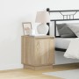 Mesas de Noche con Luces LED 2 piezas Roble Sonoma 39x34,5x50 cm | Foro24.es | Tu tienda online para hogar, jardín y más Foro24.es