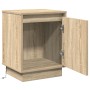 Mesas de Noche con Luces LED 2 piezas Roble Sonoma 39x34,5x50 cm | Foro24.es | Tu tienda online para hogar, jardín y más Foro24.es