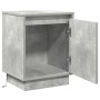 Mesa de Noche con Luces LED Concreto Gris 39x34.5x50 cm | Foro24.es | Tu tienda online para hogar, jardín y más Foro24.es