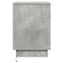 Mesa de Noche con Luces LED Concreto Gris 39x34.5x50 cm | Foro24.es | Tu tienda online para hogar, jardín y más Foro24.es