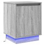 Cabinet de noche con luces LED Gris Sonoma 39x34,5x50 cm | Foro24.es | Tu tienda online para hogar, jardín y más Foro24.es