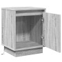 Cabinet de noche con luces LED Gris Sonoma 39x34,5x50 cm | Foro24.es | Tu tienda online para hogar, jardín y más Foro24.es