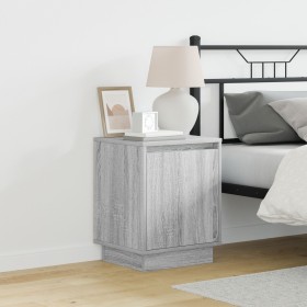 Mesas de Noche con Luces LED 2 pcs Gris Sonoma 39x34,5x50 cm von , Nachttische - Ref: Foro24-869605, Preis: 87,31 €, Rabatt: %