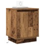 Cabinet de Noche con Luces LED Madera Vieja 39x34.5x50 cm | Foro24.es | Tu tienda online para hogar, jardín y más Foro24.es