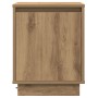 Mesita de Noche con Luces LED Roble Artesano 39x34,5x50 cm | Foro24.es | Tu tienda online para hogar, jardín y más Foro24.es