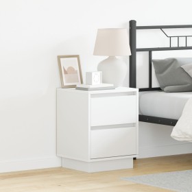 Cabinet de noche con luces LED blancas 39x34.5x50