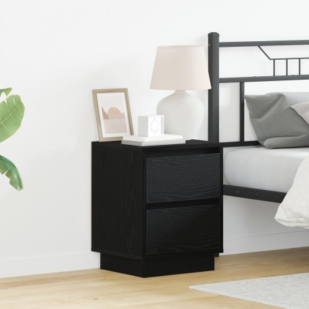 Cabinet de Noche con Luces LED Negras 39x34.5x50 cm | Foro24.es | Tu tienda online para hogar, jardín y más Foro24.es