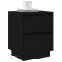 Cabinet de Noche con Luces LED Negras 39x34.5x50 cm | Foro24.es | Tu tienda online para hogar, jardín y más Foro24.es