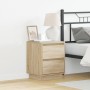 Mesita de Noche con Luces LED Roble de Sonoma 39x34.5x50 cm | Foro24.es | Tu tienda online para hogar, jardín y más Foro24.es