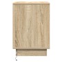 Mesita de Noche con Luces LED Roble de Sonoma 39x34.5x50 cm | Foro24.es | Tu tienda online para hogar, jardín y más Foro24.es