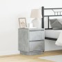 Cabinet de Noche con Luces LED Concreto Gris 39x34.5x50 cm | Foro24.es | Tu tienda online para hogar, jardín y más Foro24.es