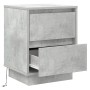Cabinet de Noche con Luces LED Concreto Gris 39x34.5x50 cm | Foro24.es | Tu tienda online para hogar, jardín y más Foro24.es