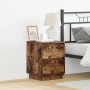 Cabinet de Noche con Luces LED Roble Ahumado 39x34.5x50 cm | Foro24.es | Tu tienda online para hogar, jardín y más Foro24.es