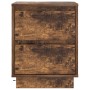 Cabinet de Noche con Luces LED Roble Ahumado 39x34.5x50 cm | Foro24.es | Tu tienda online para hogar, jardín y más Foro24.es