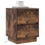 Cabinetes de Noche con Luces LED 2 pcs Roble Ahumado 39x34.5x50 cm | Foro24.es | Tu tienda online para hogar, jardín y más Foro24.es
