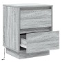 Cabinet de Noche con Luces LED Gris Sonoma 39x34,5x50 cm | Foro24.es | Tu tienda online para hogar, jardín y más Foro24.es