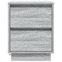 Cabinet de Noche con Luces LED Gris Sonoma 39x34,5x50 cm | Foro24.es | Tu tienda online para hogar, jardín y más Foro24.es