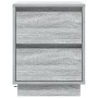 Cabinets de noche con luces LED 2 pcs Sonoma gris 39x34.5x50 cm de , Mesitas de noche - Ref: Foro24-869621, Precio: 105,42 €,...