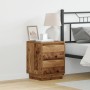 Cabinet de Noche con Luces LED 2 pcs Madera Vieja 39x34.5x50 cm | Foro24.es | Tu tienda online para hogar, jardín y más Foro24.es