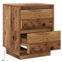 Cabinet de Noche con Luces LED 2 pcs Madera Vieja 39x34.5x50 cm | Foro24.es | Tu tienda online para hogar, jardín y más Foro24.es