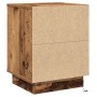 Cabinet de Noche con Luces LED 2 pcs Madera Vieja 39x34.5x50 cm | Foro24.es | Tu tienda online para hogar, jardín y más Foro24.es