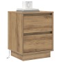 Cabinet de Noche con Luces LED Roble Artesanal 39x34.5x50 cm | Foro24.es | Tu tienda online para hogar, jardín y más Foro24.es