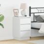 Armario Auxiliar con LED Blanco 39x34.5x65 cm Madera Elaborada von , Nachttische - Ref: Foro24-869626, Preis: 76,47 €, Rabatt: %