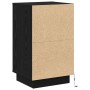 Mesita de Noche con LED Roble Negro 39x34.5x65 cm Madera Elaborada | Foro24.es | Tu tienda online para hogar, jardín y más Foro24.es