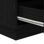 Mesita de Noche con LED Roble Negro 39x34.5x65 cm Madera Elaborada | Foro24.es | Tu tienda online para hogar, jardín y más Foro24.es