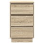 Gabinete de Noche con LED Roble Sonoma 39x34,5x65 cm Madera Elaborada | Foro24.es | Tu tienda online para hogar, jardín y más Foro24.es