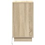 Gabinete de Noche con LED Roble Sonoma 39x34,5x65 cm Madera Elaborada | Foro24.es | Tu tienda online para hogar, jardín y más Foro24.es