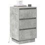 Gabinete de Noche con LED Gris Concreto 39x34.5x65 cm Madera de calidad | Foro24.es | Tu tienda online para hogar, jardín y más Foro24.es