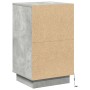 Gabinete de Noche con LED Gris Concreto 39x34.5x65 cm Madera de calidad | Foro24.es | Tu tienda online para hogar, jardín y más Foro24.es