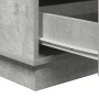 Gabinete de Noche con LED Gris Concreto 39x34.5x65 cm Madera de calidad | Foro24.es | Tu tienda online para hogar, jardín y más Foro24.es