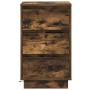 Mesita de Noche con LED Roble Ahumado 39x34.5x65 cm Madera Elaborada | Foro24.es | Tu tienda online para hogar, jardín y más Foro24.es