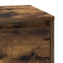 Mesita de Noche con LED Roble Ahumado 39x34.5x65 cm Madera Elaborada | Foro24.es | Tu tienda online para hogar, jardín y más Foro24.es