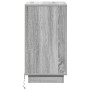 Gabinete de Noche con LED Gris Sonoma 39x34.5x65 cm Madera Elaborada | Foro24.es | Tu tienda online para hogar, jardín y más Foro24.es