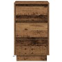 Mesita de Noche con LED Madera Vieja 39x34.5x65 cm Madera Reciclada | Foro24.es | Tu tienda online para hogar, jardín y más Foro24.es